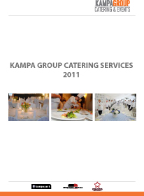 Kampa Group catering prezentace 2011