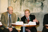 Prezident Václav Havel s Jaquesem Rupnikem
